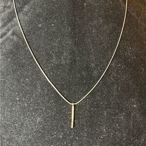 ✨ Charming Charlie Gold Bar Pendant Necklace ✨